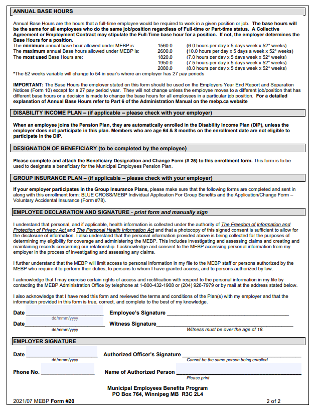 FORM20 - Pg 2